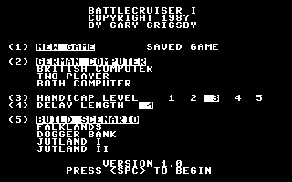 Battle Cruiser screenshot 2 for Commodore 64